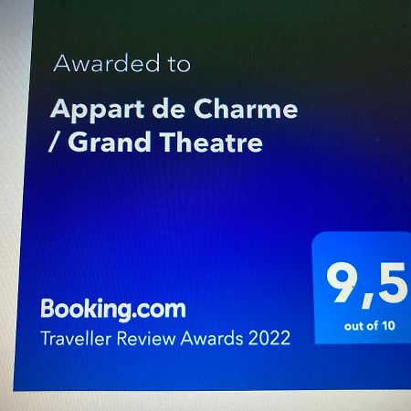 Appart de Charme / Grand Theatre Bordeaux Buitenkant foto