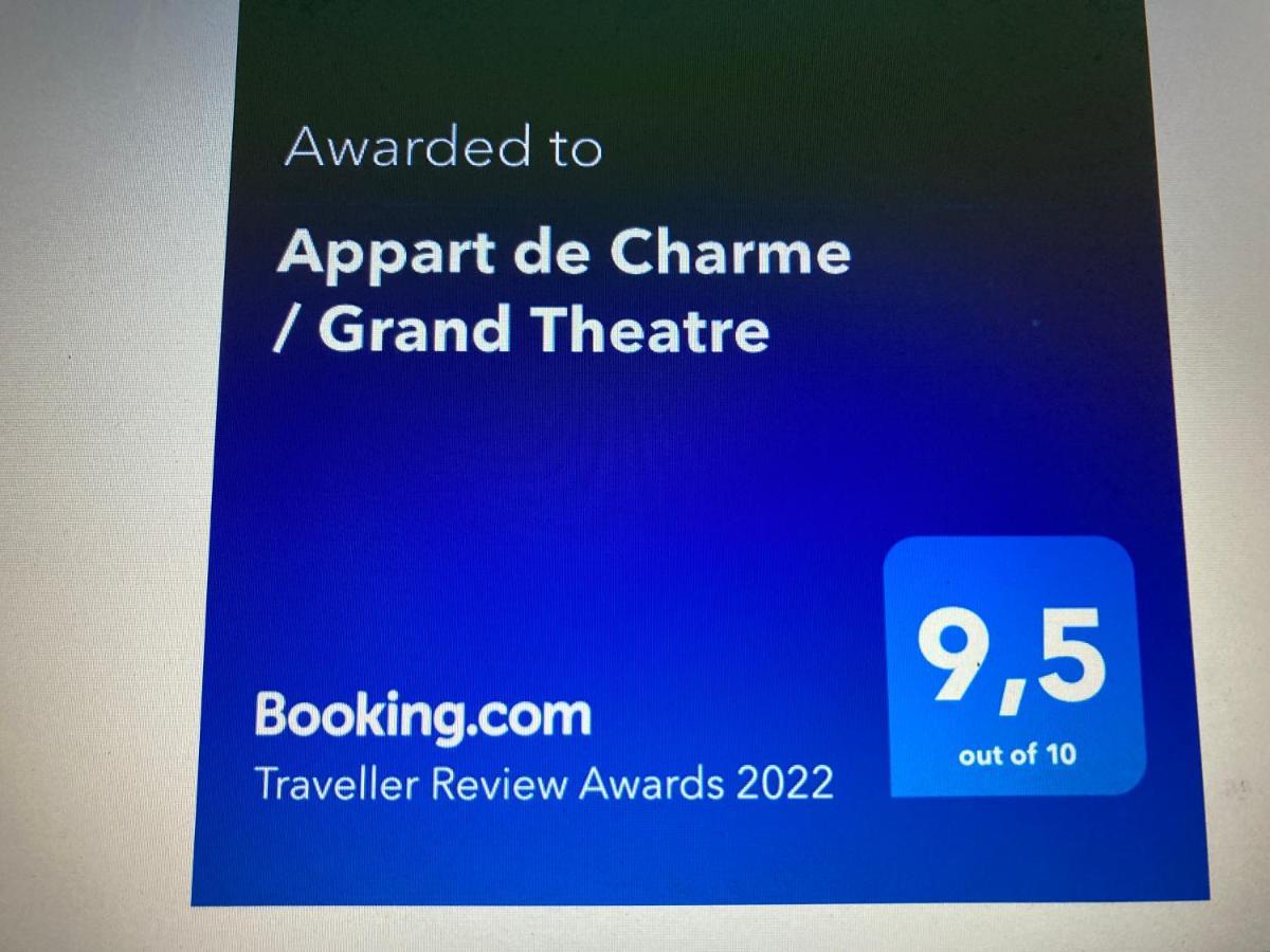 Appart de Charme / Grand Theatre Bordeaux Buitenkant foto